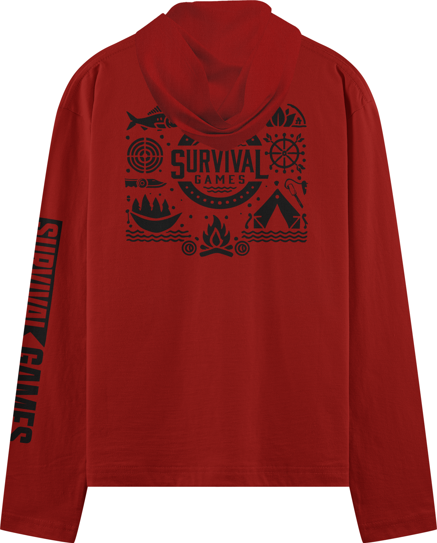 SG Series 1 Performance Long Sleeve Hoodie - Scarlet