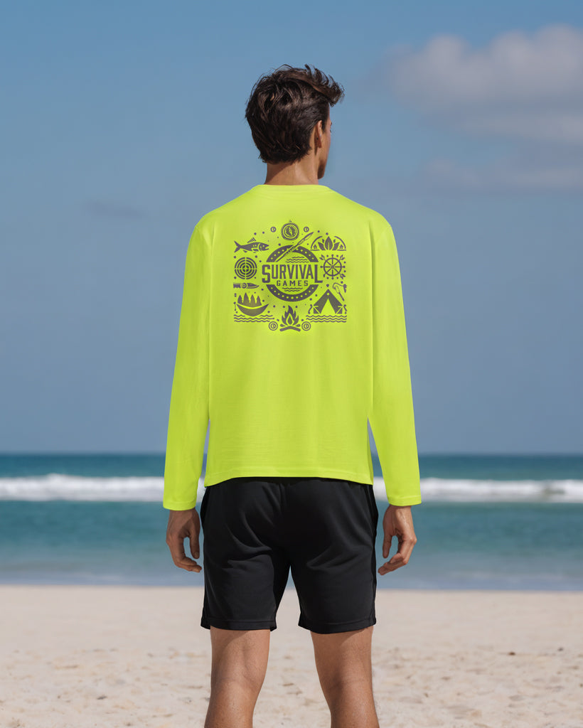 SG Series 1 Performance Long Sleeve - Safety Yellow
