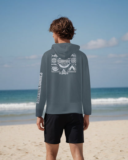 SG Series 1 Performance Long Sleeve Hoodie - Graphite