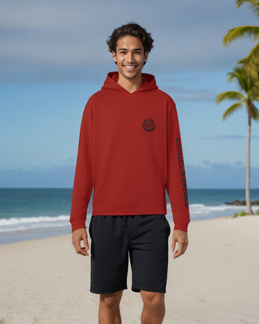 SG Series 1 Performance Long Sleeve Hoodie - Scarlet